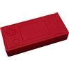 Generico Custodia rigida in PC stampata in 3D console di gioco per AYANEO MICRO2 - Custodia da trasporto portatile per console di gioco retrò portatile con chiusura magnetica, Rosso