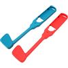 BONKZEBU Mazze da Golf Controller Esperienza Reale Facile da Usare Impugnatura da Gioco per per Controller Set di Aste da Gioco da Golf Regolabili (Blu Rosso)