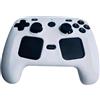 Generic Custodia Protettiva in Silicone Antipolvere per Steam Controller 2: Accessorio Protettivo Ammortizzante e Resistente alle Cadute, Custodia per Controller Wireless，Bianco