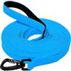 Wodondog Guinzaglio da Addestramento Impermeabile per Cani, 1,8m/ 3m/ 5m/ 10m/ 15m/ 20m/ 25m/ 30m Robusta e Resistente con Maniglia e Moschettone, Perfetta per Cani di Taglia Piccola e Grande