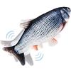 Nepfaivy Giocattolo Interattivo per Gatti, Pesce Elettrico con Erba Gatta, Simulazione Realistica del Pesce Che si Muove, Carpa