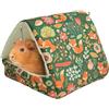 LearnLyrics Guinea House - Letto per criceti - Letto per conigli, Letto per criceti | Casa per criceti, gabbia per conigli, cuccia invernale lavabile, cuccia per piccoli animali domestici, calda p