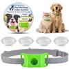 Turiueba Collare Antiparassitario per Cani Naturale Antipulci Gatto Collari Antiparassitari Grandi Piccola Medi Antizecche Collarino Silicone Anti Pulci Zecche Zanzare Regolabile Impermeabile 63cm Taglia Unica