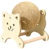 Generic Palla tiragraffi per gatti, 15,2 cm, in corda di sisal in legno, per interni, per proteggere mobili, pareti, divani, letti, esterni, giardino, balcone, soggiorno,