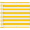 vidaXL Schermo da balcone 100 x 400 cm Tessuto Oxford Rettangolare