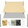 DSRDRFG Vela Ombreggiante Rettangolare 1.6x10M Tenda da Sole per Esterno, Vela Parasole Impermeabile Tenda a Vela Giardino, PES 220g/m² Protezione Solare per Terrazza, Carport, Giallo sabbia