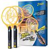 ZAP IT! Bug Zapper - Racchetta ricaricabile per zanzare, insetticida e insetti, con luce blu attrattiva (medio, giallo)