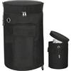 PORFOYO Copertura per bombole di gas 11 kg, copertura per bombole di gas 33 × 66 cm, tessuto Oxford 600D, impermeabile, antivento, resistente ai raggi UV, con aperture di ventilazione e custodia per tubi