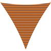vidaXL Vela da ombra solare Arancione e Marrone 4 x 4 x 4 m, Soluzione per vivere all'aperto, vela ombreggiante triangolare UV, moderno tendone per giardino, balcone, parco