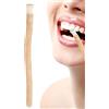 Generic Spazzolino da denti naturale che illumina la spazzola naturale | Spazzolino da denti aromatizzato rinfrescante per adulti d'affari Viaggi dopo i pasti Gita Sera Mattina Ufficio