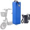 GLSQBVRP Batteria Agli Ioni Di Litio A Lunga Durata Da 48 V 12 Ah, Modello 13S4P, Ricaricabile, Con Protezione BMS, Di Ricambio Per Monopattino Elettrico, Completa Di Caricabatterie.