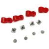 RAFGALDEX Kit Hardware per Maschere per caschi Kit Riparazione caschi da Football Accessori Viti Rondelle Riparazione Dadi Hardware per Calcio