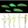 Generic Set da 5 Esche Luminose, Crankbait Pencil VI.B Minnow Popper Esche Rigide