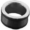 Allthingstore Anello guida filo in acciaio inox per mulinelli da pesca con parete interna lucida per ridurre l'usura e garantire una rotazione silenziosa durante carichi pesanti, finitura nera (argento 9,7 x 7 x 5