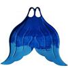 SheerFaring Pinna da Nuoto Monopinna Gomma Comfort Adattabile per Adulti per Allenamento Immersione Piscina Mare Sport all'Aperto Adatta per Sport Acquatici, Blu Oceano, M