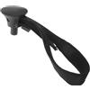 Luxshiny Cinturino per Bastoni da Sci e Trekking in Poliestere e Plastica Nero, Accessorio per Sport All'aperto Sicurezza Migliorata e Prestazioni Affidabili