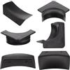 GLEAVI 2 Set Accessori per Tavolo da Biliardo in Plastica Nera, Inserti di Ricambio per Tasche, Facili da Installare e Resistenti per Tavoli da Biliardo da Casa