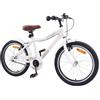 HGKMBRY Bicicletta da 24 pollici, colore bianco