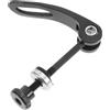 HAPINARY Morsetto Reggisella Quick Release, Bike Seat Post Clamps, Bike Seat Post, Lega di Alluminio, Nero, per Mountain Bikes e Folding Bikes, Stable Support e Secure Colore Casuale