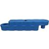 Generic Pista da Corsa for Autoscontri Accoppiabile for Impieghi Gravosi, Recinzione in Plastica Riempita d'Acqua for Parchi di Divertimento al Coperto(Blue,100x25x20cm)