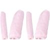 SAFIGLE Guanti Riscaldati per Bici in Peluche Corto Rosa, Facili da Installare per Mantenere Le Mani Calde Durante Ciclismo Invernale