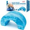 Sissel 310101 Pilates Roller, Unisex - Adulto, Blu Marmorizzato, 25.5 x 14 x 12 cm
