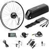 Season 26''/ 27.5''/ 28'' ebike Kit di conversione per bici elettrica 36V 250W 350W motore posteriore Ruota Libera con Hailong batteria 36V 13Ah/18Ah controller integrato