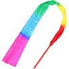 SAFIGLE Nastro da Ginnastica Ritmica per Danza Artistica Bastoncino, Accessorio Decorativo di Seta e Plastica, per Performance e Allenamento