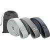 BOPIES Set 3 fasce elastiche tessute lunghe 2m allenamento trazione pull up