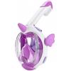 Milageto Occhiali da Nuoto per Bambini Maschera Subacquea Integrale Visore per Nuoto Tubo di Respirazione Amovibile Cuscinetti in Silicone per Maggiore Comfort, Purple