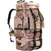 generic Zaino da escursionismo da 130 l, impermeabile, grande capacità, ergonomico, traspirante, per campeggio, arrampicata, viaggi all'aria aperta, D, 130L, Classico