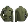 Vynebtrv Giacca Tattica Softshell da Uomo, Giacca Invernale con Fodera in Pile