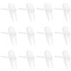 ibasenice 15 Set Kit Tappi per Palla Yoga e Fitness in Pp Bianco Facile Utilizzo Manuale e Sigillatura Sicura per Uso Personale e Fai da Te