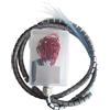 ZMdooreasy Ami da pesca a doppia barba, 60 pezzi con filo da 120 cm (18#)