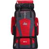 Generisch Zaino alla moda per adolescenti e ragazze, piccolo zaino da escursionismo per donna, uomo, viaggi, campeggio, vacanze, scuola, donna, Colore: rosso, A, Zaino daypack