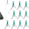 Generisch Attrezzo splitter per ami da pesca, connettore biforcazione a doppia lenza, per attrezzatura da pesca a 8 anelli, attrezzatura da pesca per principianti