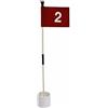 Hellery da Golf con Bandierina da Allenamento Bandiera con Coppa E Base Segnaposto Preassemblata Struttura Leggera E Stabile per Esercizi E Putt Adatto per