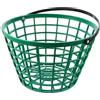 VINTORKY Cestino per Palline da Golf in Plastica Verde Leggero e Impilabile con Manico per Organizzazione e Allenamento al Driving Range