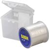 Allthingstore Lenza da pesca in nylon trasparente da 500 m, resistente all'usura, per tutte le stagioni, con taglio liscio dell'acqua e assorbimento degli urti, colore bianco (4.0)