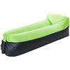 Surwin Divano Aria Gonfiabile Impermeabile Lazy Bag Lettino Gonfiabile Sedia ad Aria con Pacchetto Portatile per Interni Esterni Viaggi Feste Spiaggia Piscina Campeggio (230x70cm,Verde)