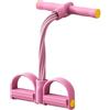 Generic Bande Elastiche Fitness 4/6 Tubi con Pedale e Maniglie 52x28cm Attrezzo Addominali per Allenamento Completo a Casa(Pink 6 Tube)
