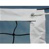 FENCESHOP Rete pallavolo regolamentare da competizione 9,5x1 m in polietilene filo 3 mm con fascia PVC e cavo acciaio - FENCESHOP