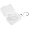 VILLCASE Tappi per Orecchie e Clip Nasale in Silicone Bianco per Piscina, Set vestibilità Morbida e Design Portatile per Nuoto Confortevole