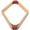 CIYODO Portapalle per Biliardo in Legno Beige a Forma di Rombo per 9 Palle, Accessorio Portatile e Veloce per Tavolo da Biliardo Professionale e Uso Domestico