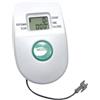 Allthingstore Vogatore Monitor Con 2-pin Sm Connettore Per Stepper, Led Display Mostra Tempo Conteggio Calorie, Bianco Abs Console Parte