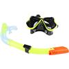 Hidyliu Set Attrezzatura per lo Snorkeling Visione Subacquea Chiara, Occhialini da Sub Antiappannamento con Boccaglio Semi-secco per Immersioni e Immersioni Libere, PC e Vetro Temperato, 2 Pezzi