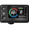 Durashmall 24V-48V S866-1S Display LCD Bicicletta Elettrica Ebike Nero