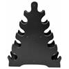 KESOTO Portamanubri Albero Verticale Portapesi Supporto Tre Livelli Struttura Robusta in Polipropilene Design Salvaspazio Compatibile con Manubri in Vinile E, Triangolo