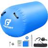 FBSPORT Air Roll gonfiabile, 100 x 80 cm, cilindri gonfiabili, tappetino da ginnastica, tappetino sportivo per la casa, con borsa per il trasporto, all'aperto, fitness