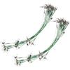 DIYEAH 60 Pezzi Leader in Acciaio per Pesca con Esche, Fili Piccoli Resistenti Anti-morso, con Girelle per Pesca in Acqua Dolce e Salata, per Pescatori Sportivi